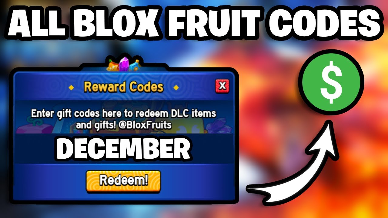 Blox Fruits codes (December 2023): How to get money and XP boosts