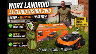 New WORX Landroid | Unbox + Setup + Mapping + First Mow | Is it Legit?