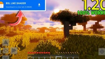 Best Minecraft pocket edition shader mcpe||bsl shader for Minecraft PE||