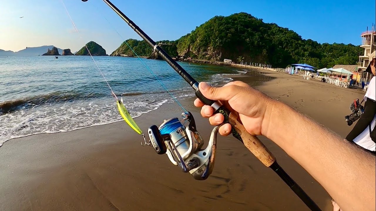 Pesca de PLAYA en Jalisco! | Pargo y Jurel