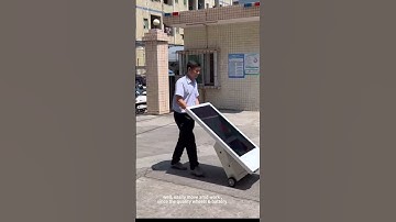 Smart Kiosk IP65 Portable Outdoor Display 2000nits Brightness Battery Move Digital Screens 43inches