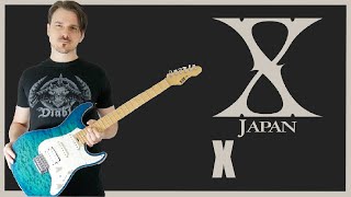 X japan - X (Guitar cover HD) chords