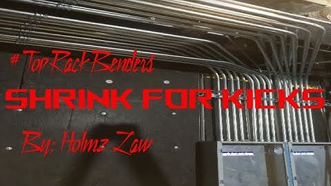 Conduit Bending - Finding The Shrink For Kicks