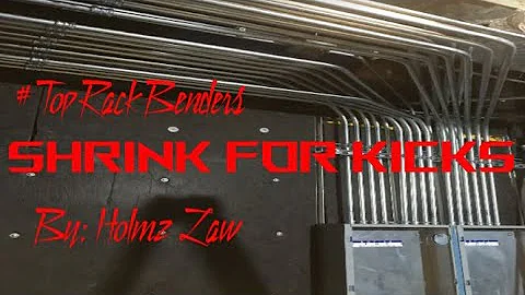 Conduit Bending - Finding The Shrink For Kicks