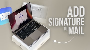 How to Add Signature in Macbook Mail (tutorial)