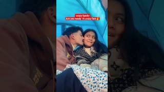 kiss khada yesto samma vayo😆#crazyvlog #santoshneetu #dallyvlog #crazy #viral #kiss