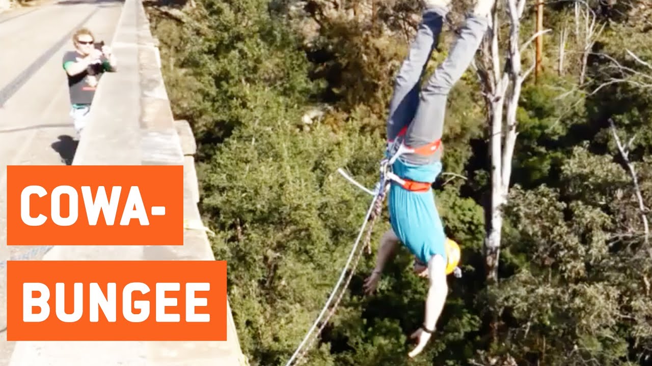 crashes on air Insane Bungee Jumping | Adventure Time