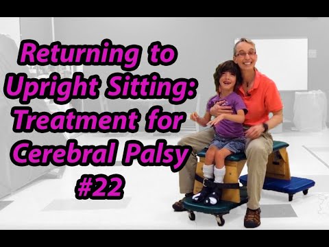 #22 Sitting Leaning forward to Upright Sitting: Exercises for a Child with Cerebral Palsy