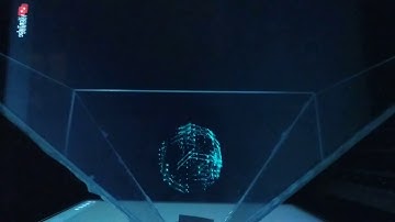 Music visualizer pyramid hologram test