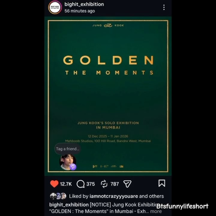 kooki goldan exhibition in Mumbai🥳.. #jungkook #kooki#jungkookgoldan#btsupdate #jungkookupdates