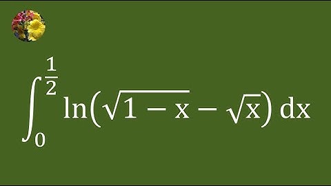 2nd method to evaluate the definite integral using algebraic manipulation (Mis-3291A)