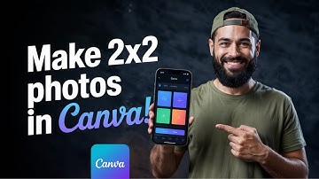 how to make a 2x2 picture in canva on your phone (easy tutorial)