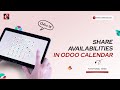 How to Share Availabilities in Odoo 18 Calendar | Odoo 18 Calendar Tutorials | Odoo 18 Tutorials