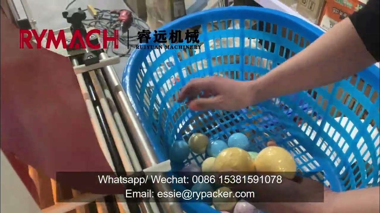 RS590A Bath Bomb Shrink Wrapping Machine bathbomb shrink wrap machine