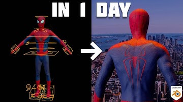 How I Animated Spider Man In 1 Day Using Blender