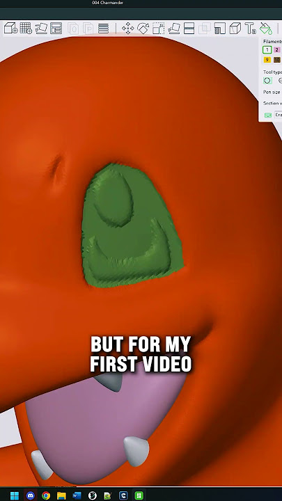 So Much Waste - Bambu X1 Carbon AMS Filament.  #bambulabx1 #3dprinter #3dprinting #AMS #pokemon