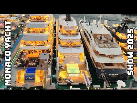 BREATHTAKING MONACO YACHT SHOW 2025 DAY 1 Emman25MC