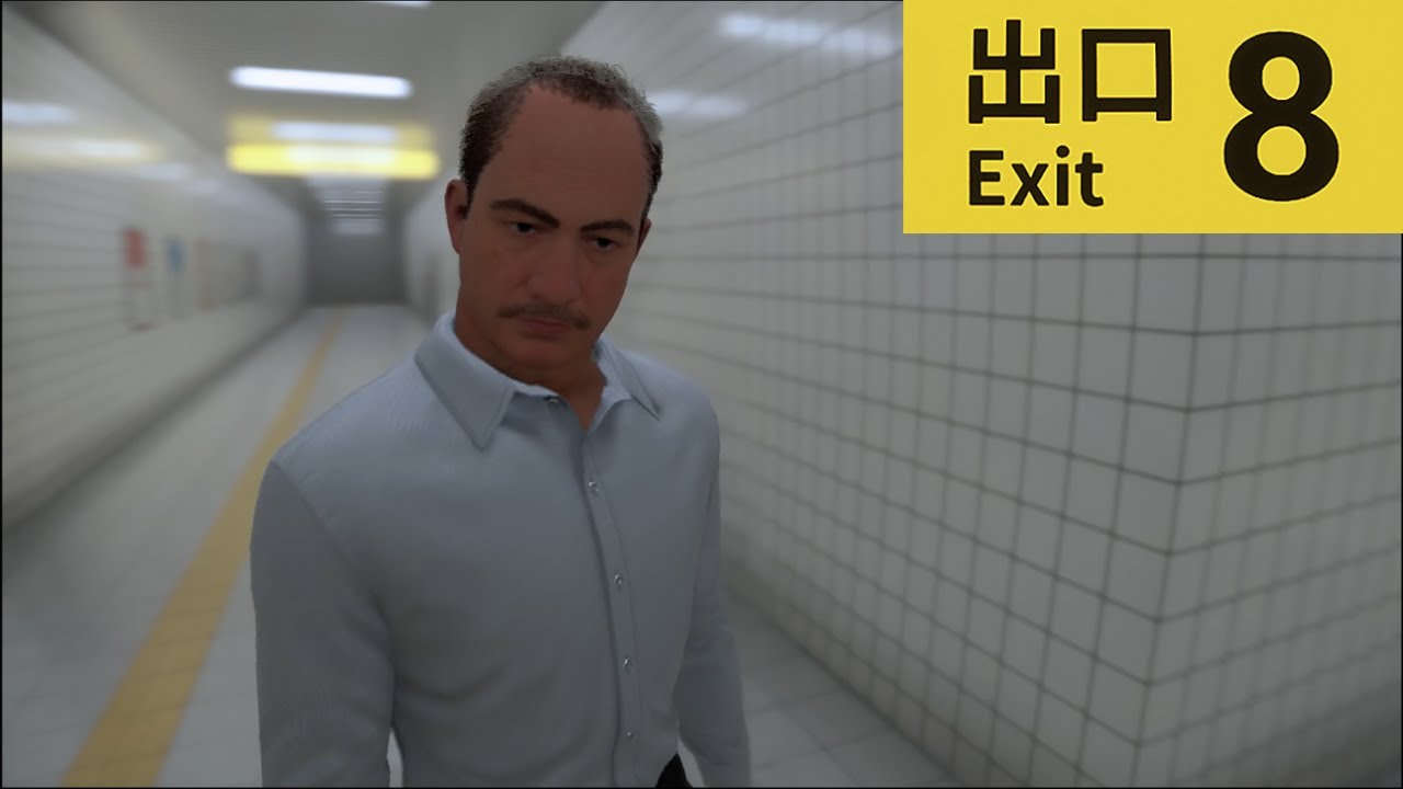 しないと出られない駅withおじさん【8番出口】 YouTube