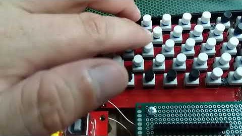 Cамодельный MIDI электробаян левая рука