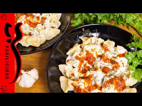 Türkische Tortelinis mit Hack-Türkische Rezepte-Manti. 