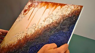 HOW to Create a Vintage Effect: Decorative Stencil Art on Canvas