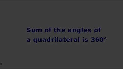 Maths Working Model /SUM OF ANGLES OF A QUADRILATERAL IS 360 / MATHS Fair /