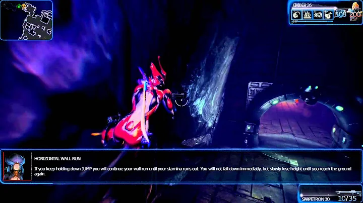 Warframe - Wall Running 101 - Horizontal Wall Run