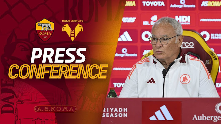 🟨 LIVE 🟥 LA CONFERENZA STAMPA DI CLAUDIO RANIERI ALLA VIGILIA DI ROMA-VERONA