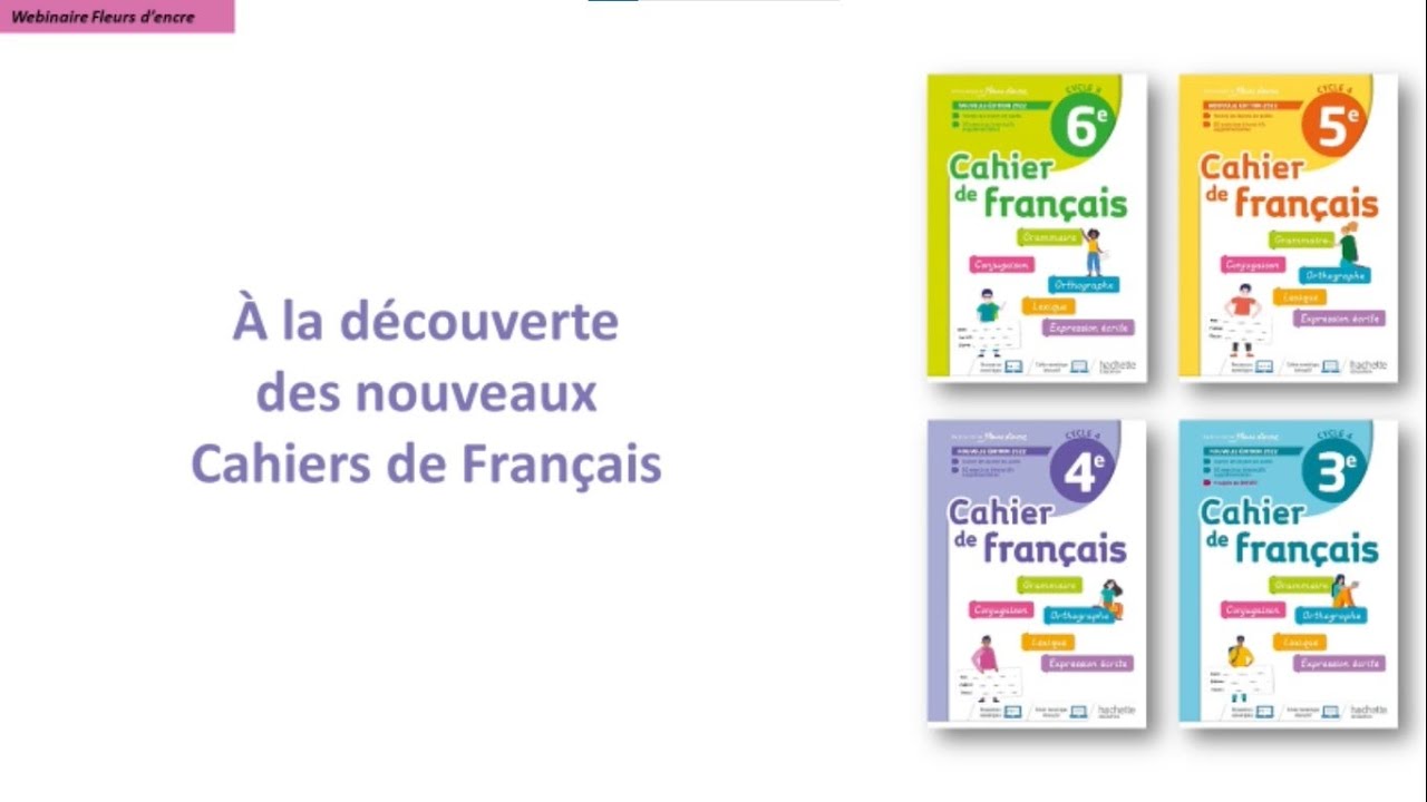 Découvrez les nouveaux cahiers Fleurs d'encre avec nos auteures - YouTube