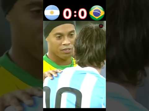 Messi vs Brazil Friendly Match (messi solo goal) #vibe #football #short #highlights