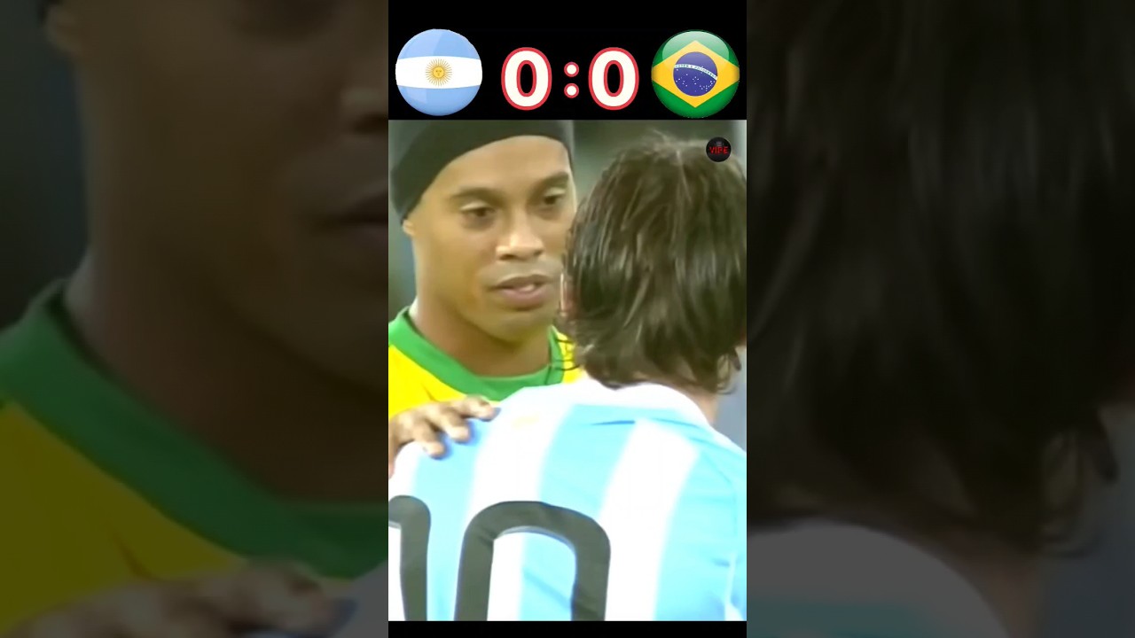 ⁣Messi vs Brazil Friendly Match (messi solo goal) #vibe #football #short #highlights