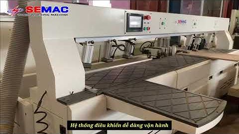 Máy khoan ngang cnc 2 đầu - SMCK 3000 2 CNC | Máy Gỗ Quốc Duy Channel