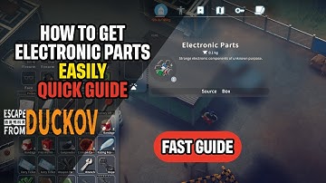 Hoe je gemakkelijk elektronische onderdelen kunt krijgen Ontsnap uit Duckov Snelle handleiding