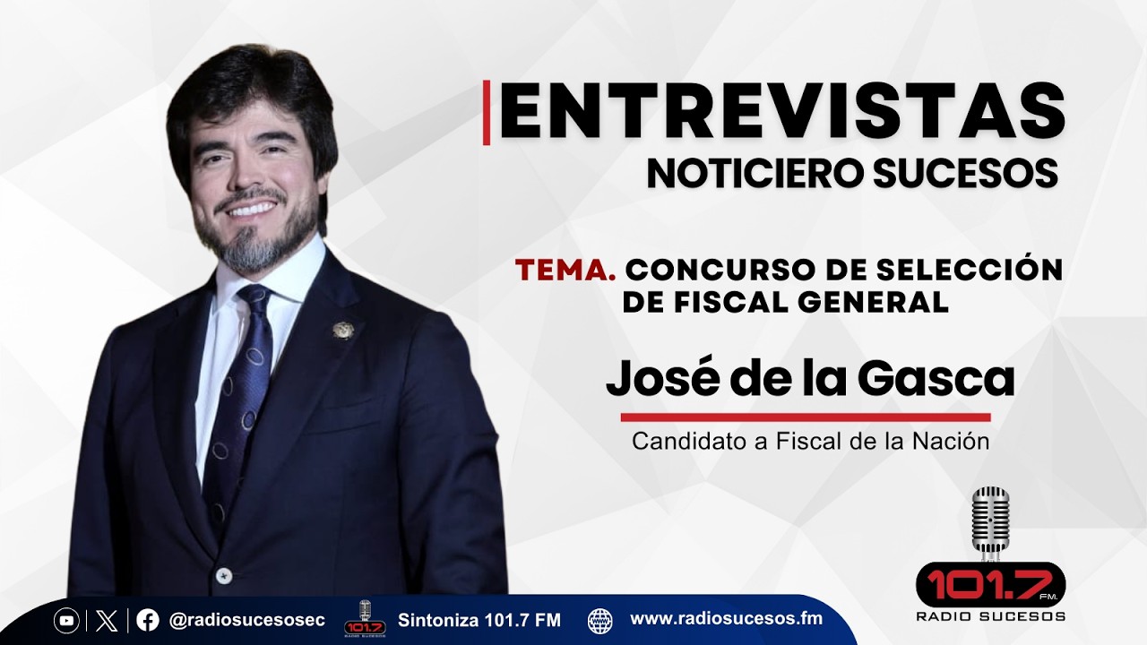Entrevista José de la Gasca, Candidato a Fiscal de la Nación