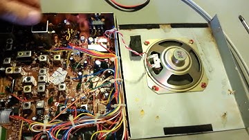 Troubleshooting no receive audio in a CB radio with no test equipment.