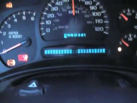 2003 chevy avalanche instrument panel problems