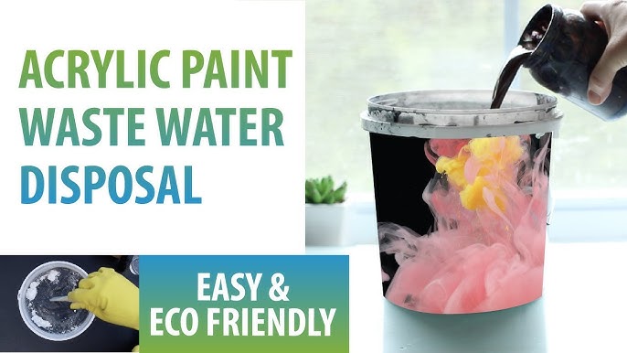 How to Dispose of Acrylic Paint Water-David M. Kessler Fine Art