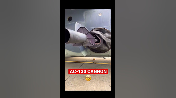 Check out this insane AC-130 10mm cannon. Insane. #shorts #short #gunship #usa