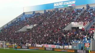 IMPRESSIONANTE coro ripetuto degli ultras bolognesi (sassuolo-BOLOGNA)