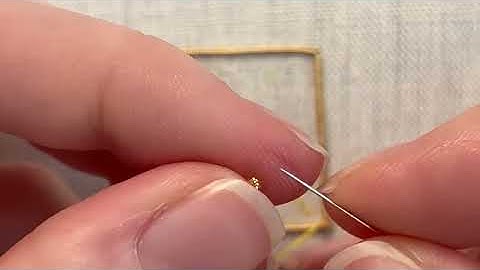 Goldwork Fundamentals: Chipping