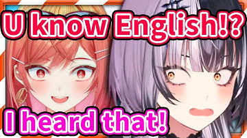 Shiori Forgot That Ririka Knows English 【Hololive】