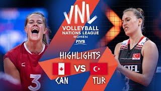 CAN vs. TUR - Highlights Week 2 | Women's VNL 2021