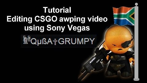 Editing Gaming CSGO awping and beat sync using Sony Vegas Tutorial