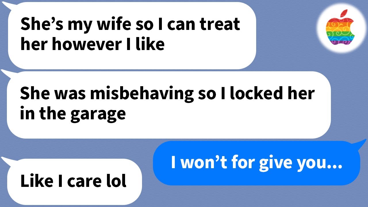 【Apple】 Когда я пошёл навестить сестру, я обнаружил её запертой в гараже...