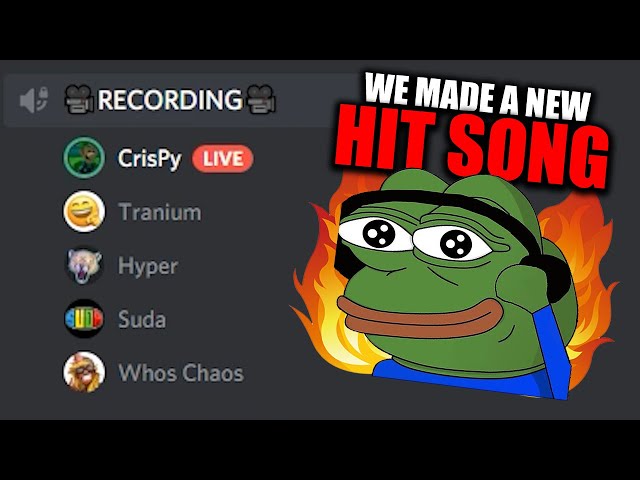 We made a hit song in 1 hour on discord class=