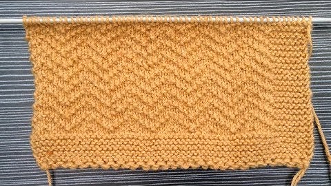 Knitting Pattern/Zigzag Seed Stitch Pattern for Cardigan, Blanket,Shawl