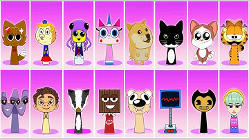 Incredibox Sprunki ALL OC Phases 4 Compilation Incredibox Complete Chyna Mari vs Mr Puff vs Squid Ki