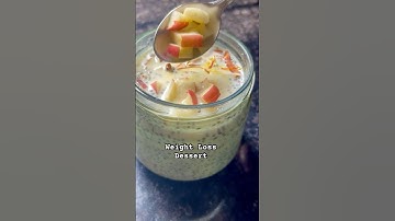 Chia Seeds Pudding for Weight Loss | Healthy Dessert #shorts #chiaseeds #weightloss #shortsvideo