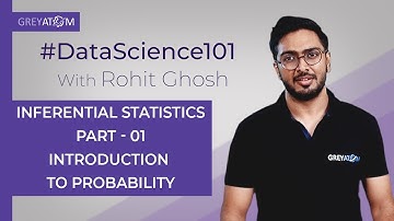 Machine Learning Tutorial Chap 2| Part-1 Inferential Statistics | Rohit Ghosh | GreyAtom