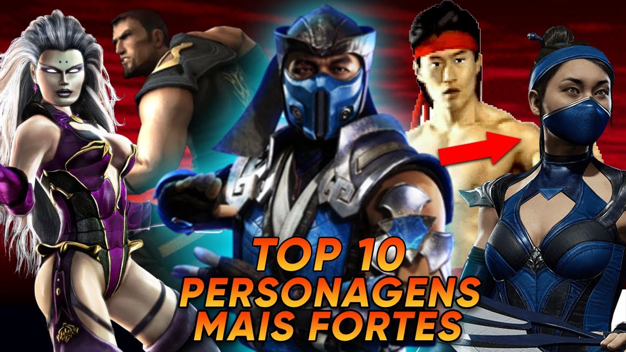 Os 8 personagens mais fortes de Mortal Kombat! 